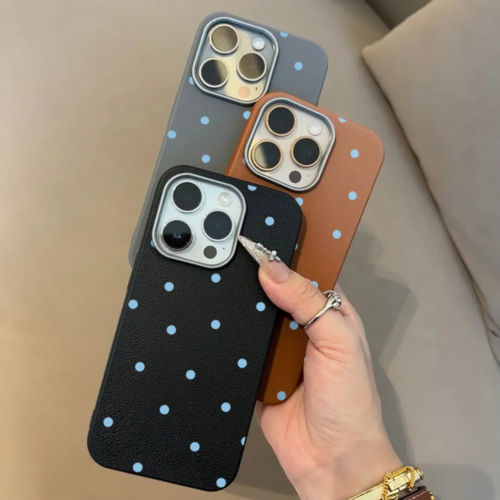 Simple Blue Polka Dots Phone C - Phone Cases Galaxy A16 5G review and price
