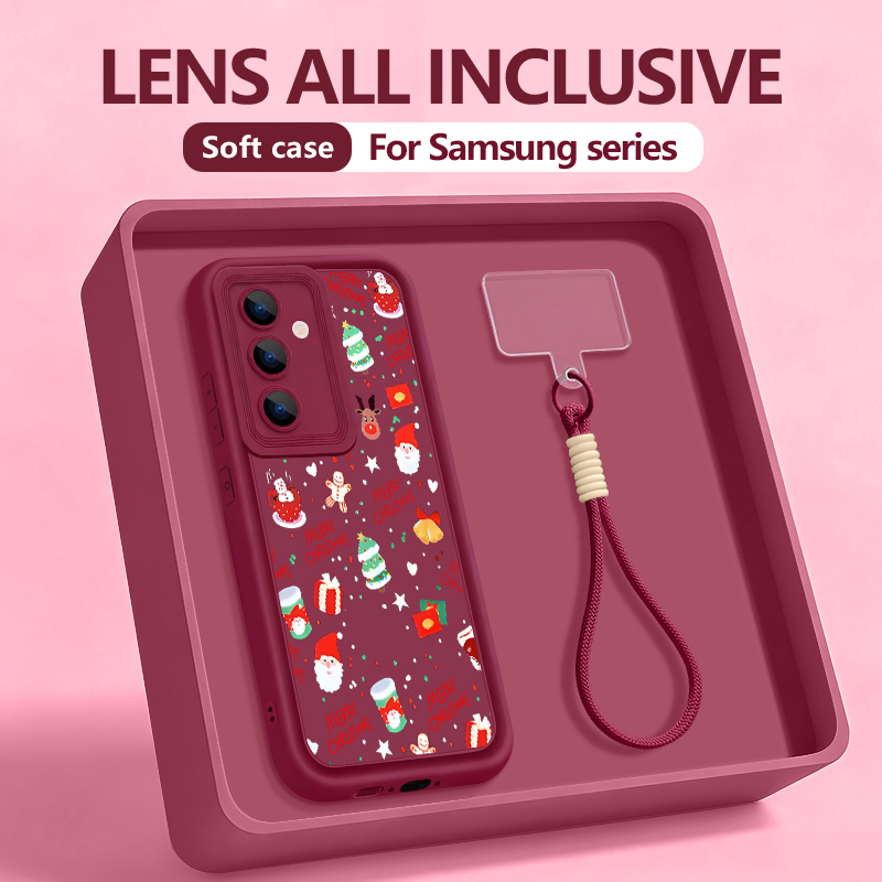 Christmas Pattern Lanyard Case - Phone Cases Galaxy A16 5G review and price