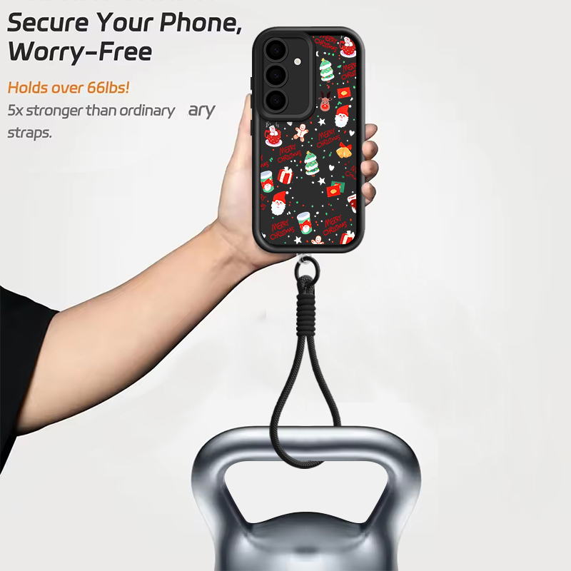 Christmas Pattern Lanyard Case - Phone Cases Galaxy A16 5G review and price