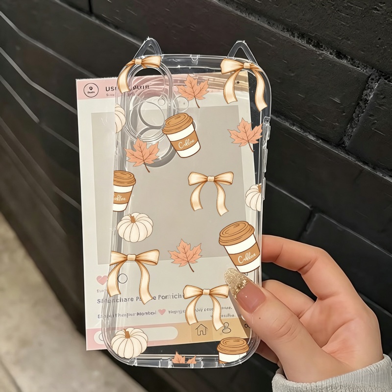 Autumn Pumpkin Falling Leaves  - Phone Cases Iphone 13 review and price