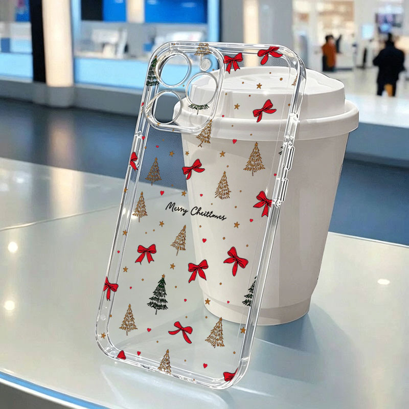 Red Bow Christmas Clear Shockp - Phone Cases Xr Iphone review and price