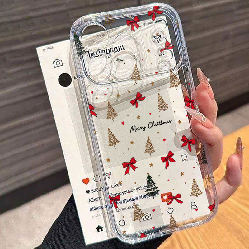Red Bow Christmas Clear Shockp - Phone Cases Xr Iphone review and price