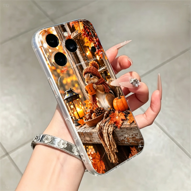 Cartoon Animal Squirrel Silico - Phone Cases Iphone 13 review and price