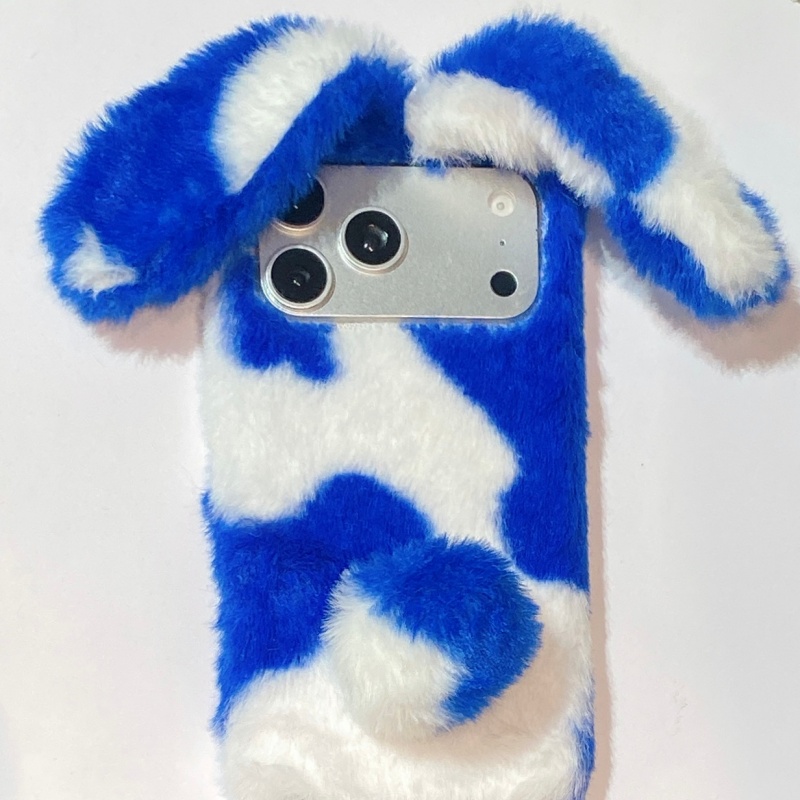 Cute Rabbit Design Fluffy Phon - Phone Cases Iphone 13 review and price